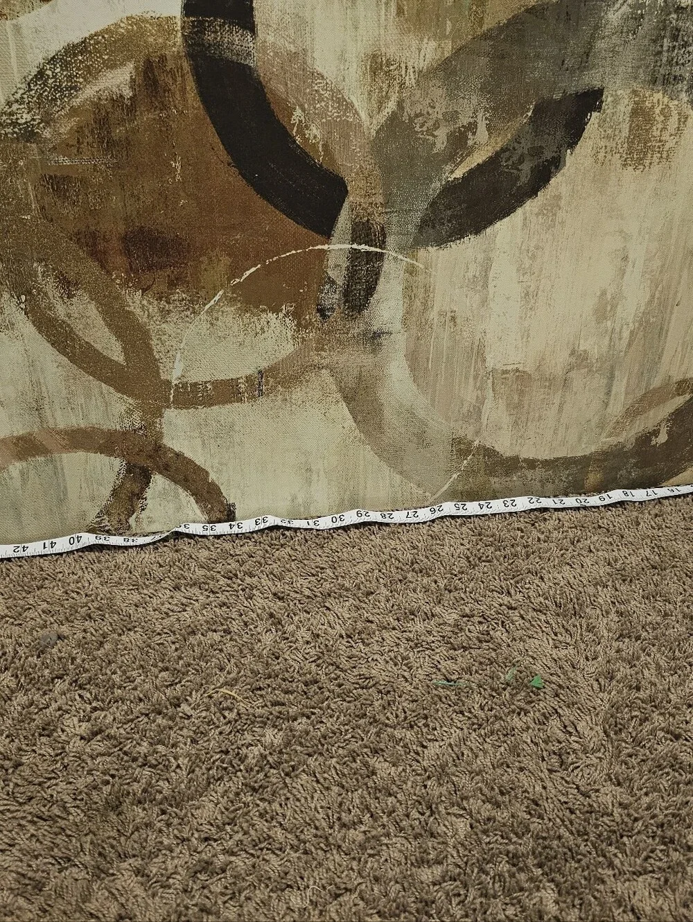 Abstract Circle Canvas Wall Art in Neutral Tones